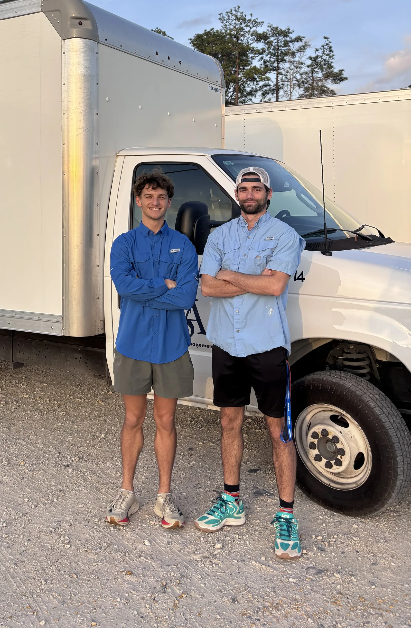 Southern Shores Moving truck and crew on a job in Mobile, Alabama